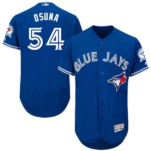 Blue Jays #54 Roberto Osuna Blue Flexbase Authentic Collection Stitched MLB Jersey