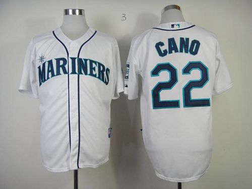 Mariners #22 Robinson Cano White Home Cool Base Stitched MLB Jersey