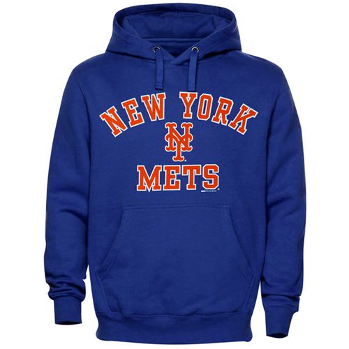 New York Mets Fastball Fleece Pullover Royal Blue MLB Hoodie