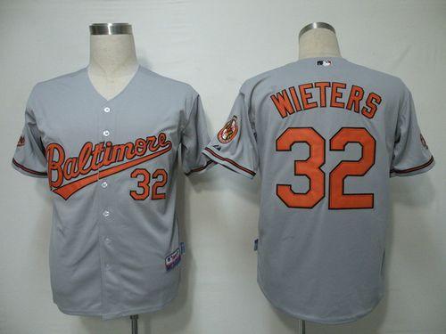 Orioles #32 Matt Wieters Grey Cool Base Stitched Youth MLB Jersey