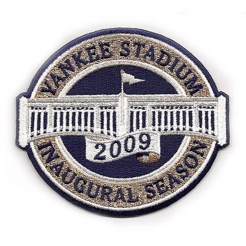 Stitched 2009 New York Yankees Stadium Inaugural Season Jersey Patch