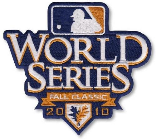 Stitched 2010 MLB World Series Logo Jersey Sleeve Patch San Francisco Giants vs Texas Rangers