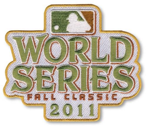 Stitched 2011 MLB World Series Logo Jersey Sleeve Patch Fall Classic St. Louis Cardinals vs Texas Rangers