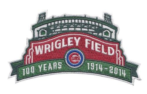 Stitched 2014 MLB Chicago Cubs Wrigley Field's 100th Anniversary MLB Season Jersey Sleeve Patch