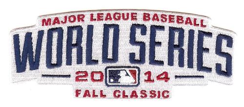 2014 MLB World Series Logo Jersey Sleeve Patch (Kansas City Royals & San Francisco Giants)
