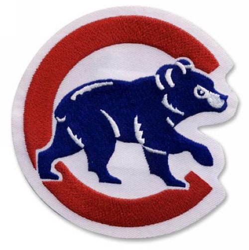 Stitched MLB Chicago Cubs Walking Bear Sleeve Patch