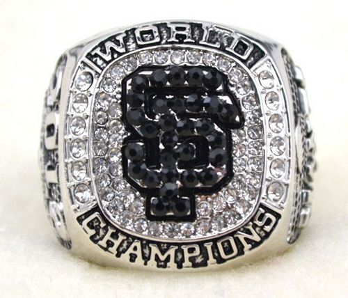 MLB San Francisco Giants World Champions Silver Ring_2