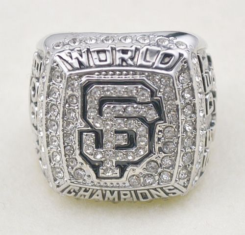 MLB San Francisco Giants World Champions Silver Ring_3