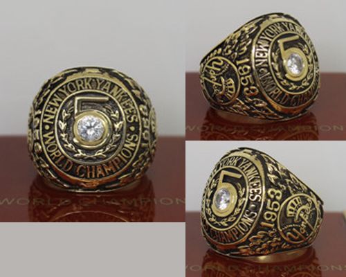 1953 MLB Championship Rings New York Yankees World Series Ring