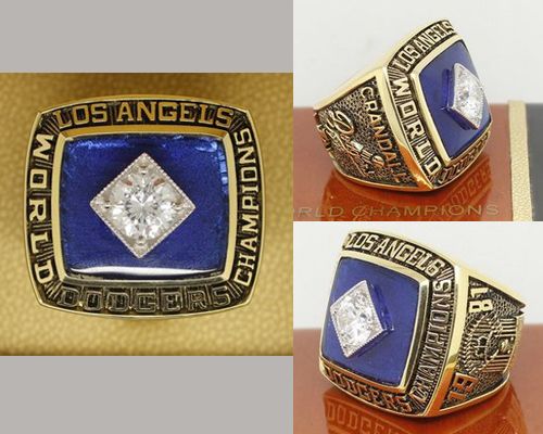 1981 MLB Championship Rings Los Angeles Dodgers World Series Ring