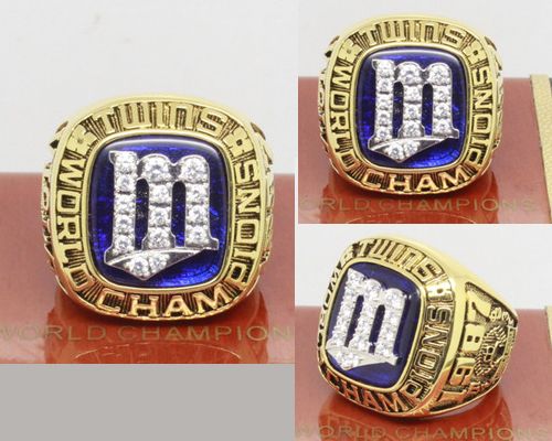 1987 MLB Championship Rings Minnesota Twins World Series Ring