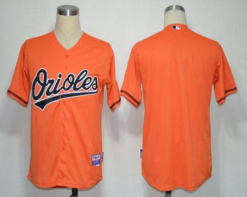 Orioles Blank Orange Cool Base Stitched MLB Jersey