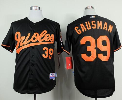 Orioles #39 Kevin Gausman Black Cool Base Stitched MLB Jersey