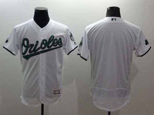 Orioles Blank White Celtic Flexbase Authentic Collection Stitched MLB Jersey