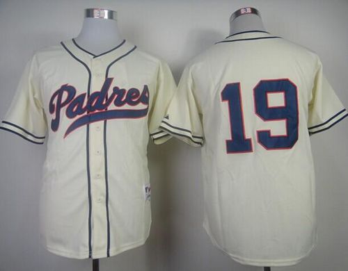 Padres #19 Tony Gwynn Cream 1948 Turn Back The Clock Stitched MLB Jersey