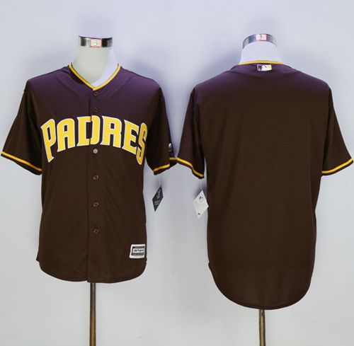 Padres Blank Brown New Cool Base Stitched MLB Jersey