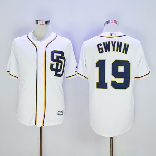 Padres #19 Tony Gwynn White New Cool Base Stitched MLB Jersey