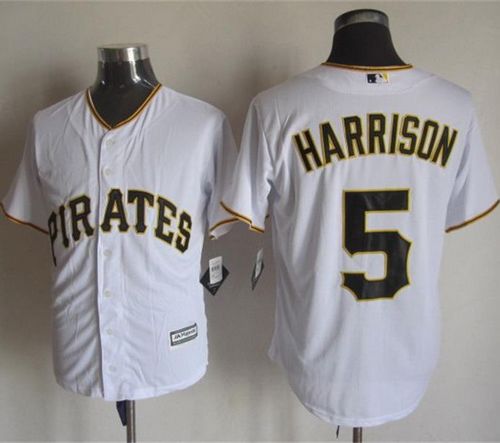 Pirates #5 Josh Harrison White New Cool Base Stitched MLB Jersey