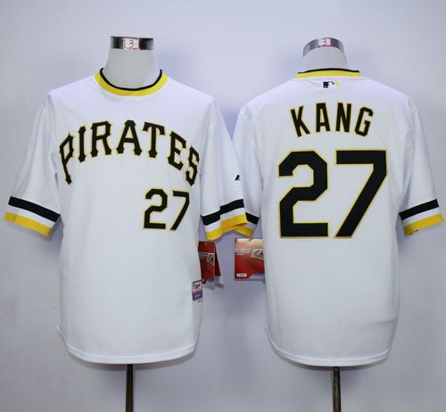 Pirates #27 Jung ho Kang White Alternate 2 Cool Base Stitched MLB Jersey