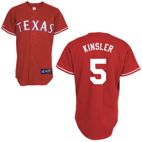 Rangers #5 Ian Kinsler Stitched Red MLB Jersey