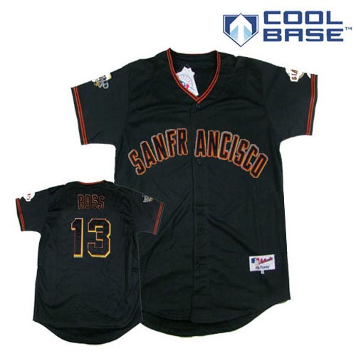 Giants #13 Cody Ross Stitched Black MLB jerseys