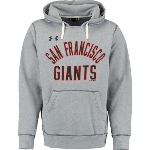 San Francisco Giants Under Armour Legacy Fleece Gray MLB Hoodie