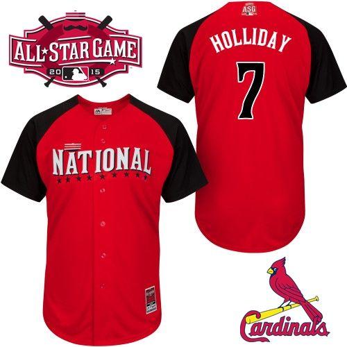 Cardinals #7 Matt Holliday Red 2015 All Star National League Stitched MLB Jersey