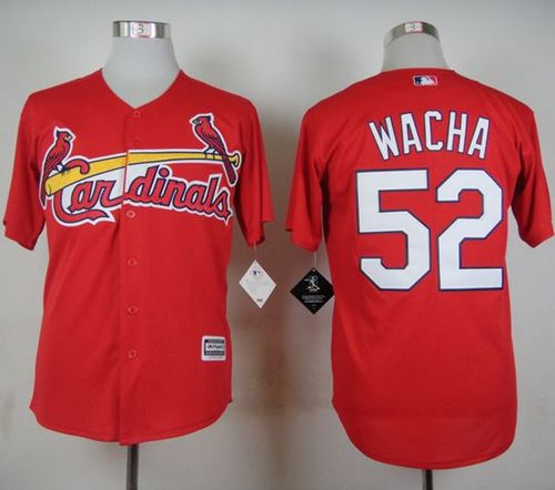 Cardinals #52 Michael Wacha Red Cool Base Stitched MLB Jersey
