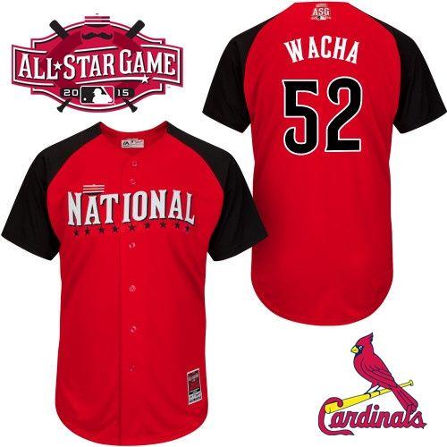 Cardinals #52 Michael Wacha Red 2015 All Star National League Stitched MLB Jersey
