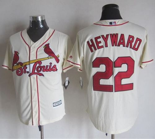 Cardinals #22 Jason Heyward Cream New Cool Base Stitched MLB Jersey