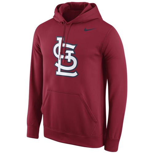 St.Louis Cardinals  Logo Performance Pullover Red MLB Hoodie