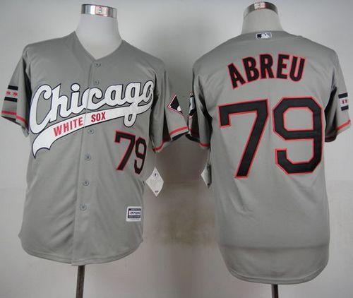 White Sox #79 Jose Abreu Grey New Cool Base Stitched MLB Jersey