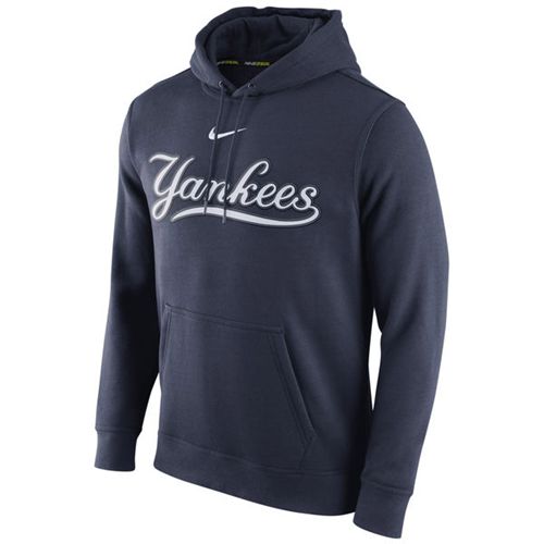 New York Yankees  Club Pullover Navy Blue MLB Hoodie