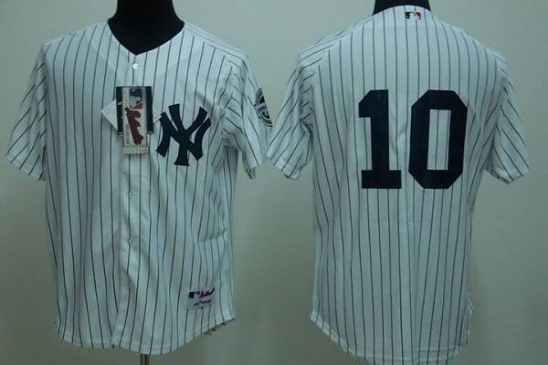 Yankees #10 Phil Rizzuto Stitched White MLB Jersey
