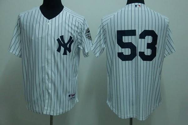 Yankees #53 Austin Romine White Stitched MLB Jersey