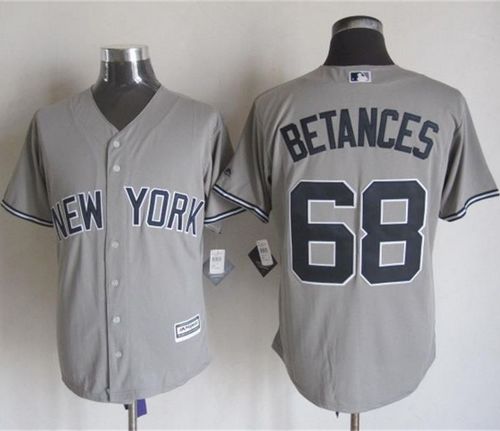 Yankees #68 Dellin Betances Grey New Cool Base Stitched MLB Jersey