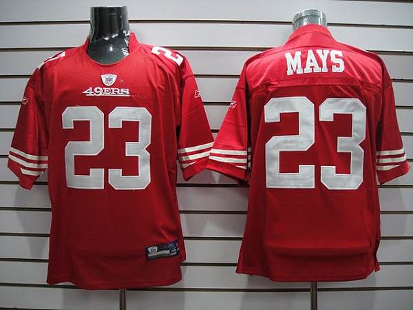 49ers #23 Taylor Mays Stitched Red NFL Jersey