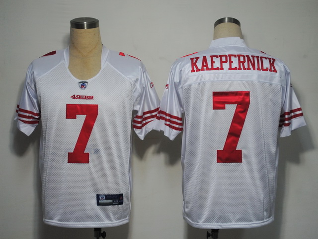 49ers #7 Colin Kaepernick White Stitched NFL Jersey