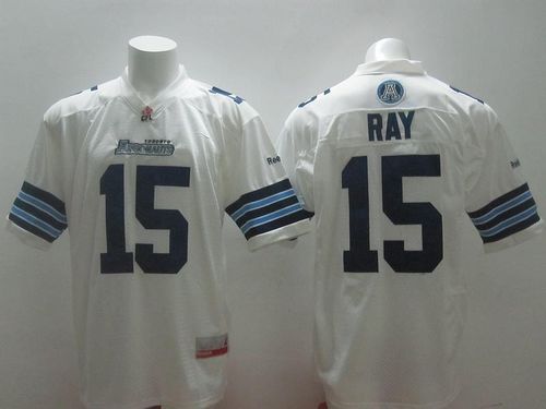 Argonauts #15 Ricky Ray White Stitched CFL Jersey