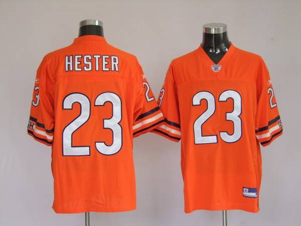 Bears #23 Devin Hester Orange Stitched NFL Jersey