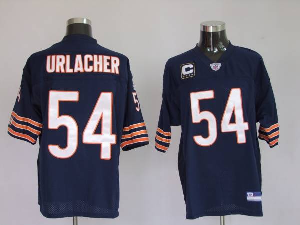 Bears #54 Brian Urlacher Blue Stitched NFL Jersey