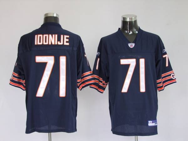 Bears #71 Israel Idonije Blue Stitched NFL Jersey