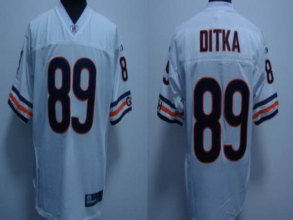 Bears #89 Mike Ditka White Stitched NFL Jersey