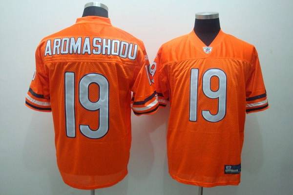Bears #19 Devin Aromashodu Orange Stitched NFL Jersey