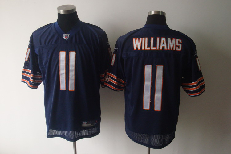 Bears #11 Roy Williams Blue Stitched NFL Jersey