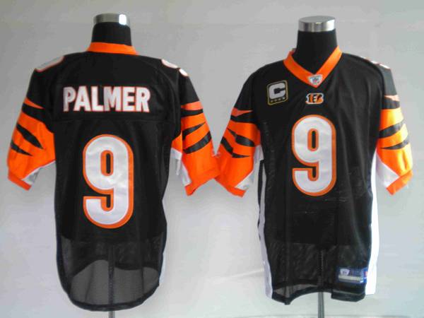 Bengals #9 Carson Palmer Black Stitched NFL Jersey