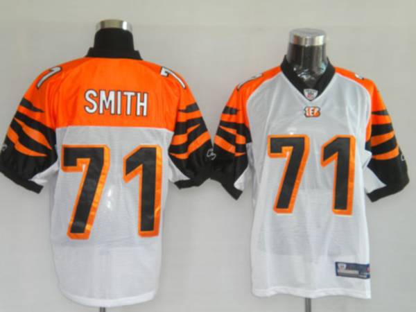 Bengals #71 Andre Smith White Stitched NFL Jersey
