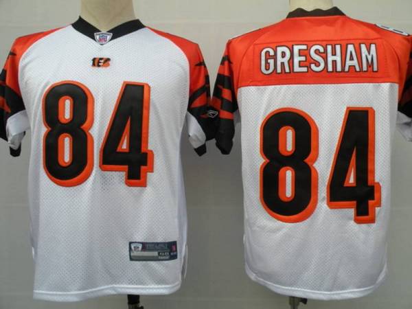 Bengals #84 Jermaine Gresham White Stitched NFL Jersey