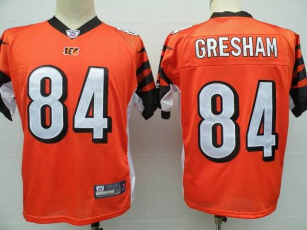 Bengals #84 Jermaine Gresham Orange Stitched NFL Jersey
