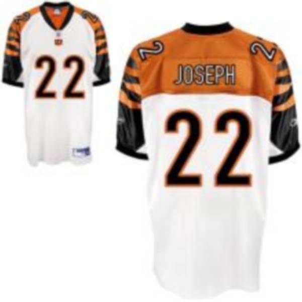 Bengals #22 Johnathan Joseph White Stitched NFL Jersey
